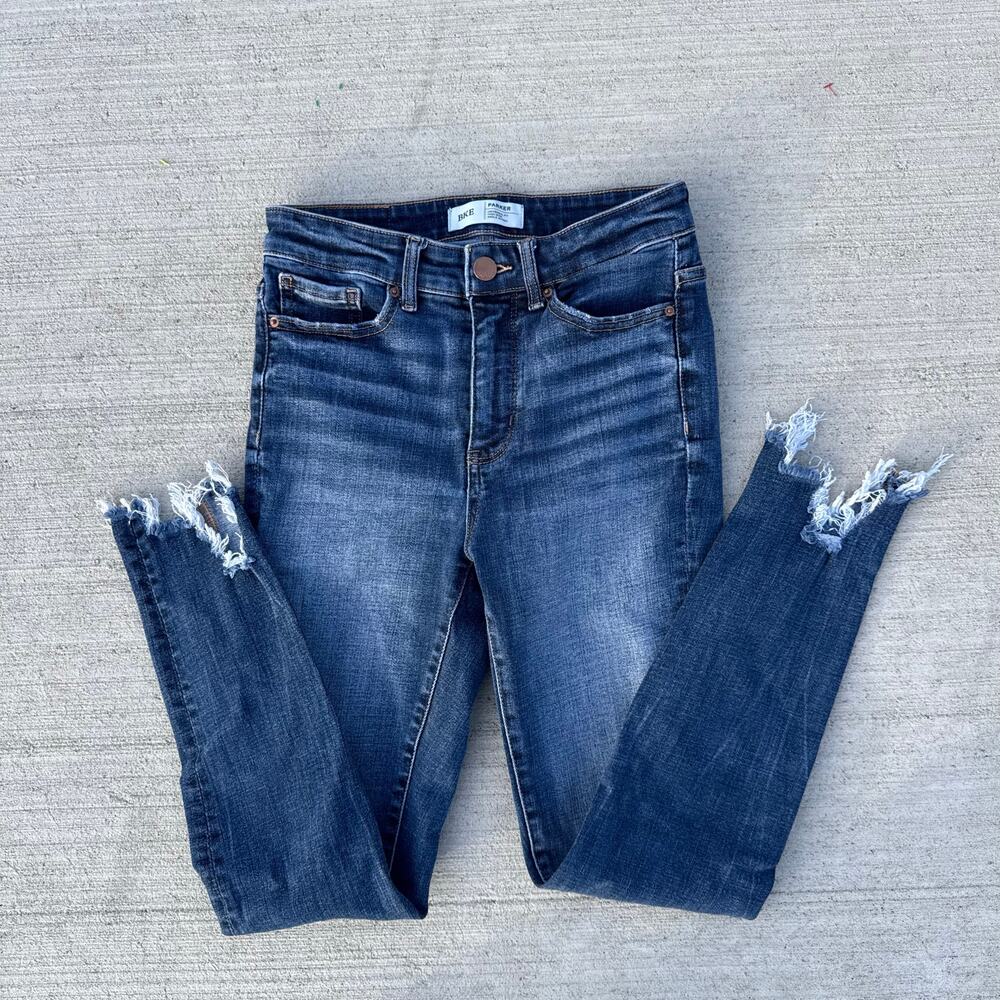 Buckle BKE Parker 24 Universal Fit High Rise Ankle Skinny Jeans ABK892A